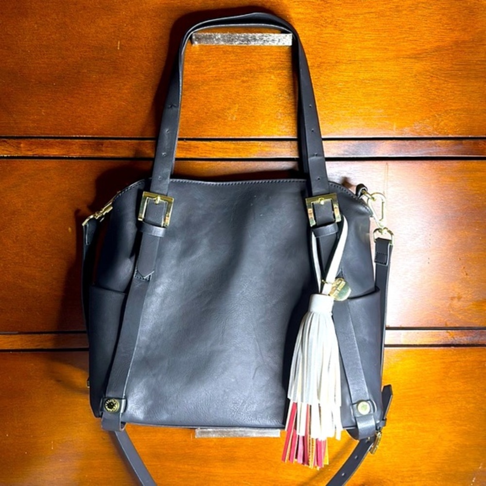 Steve Madden Black Crossover Bag‎